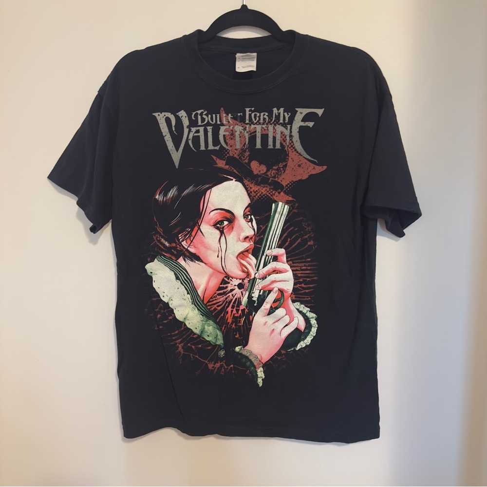 Men’s Black Graphic Shirt - Bullet for My Valentine